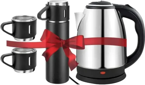 pigeon favourite electric kettle (1.5 l, silver, black)